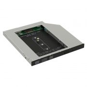 Шасси для SSD M.2 (NGFF) в отсек 5.25 9.5мм, Orient UHD-2M2C9