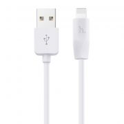 Кабель USB 2.0 Am=>Apple 8 pin Lightning, 2.0 м, белый, Hoco X1 Rapid Charging