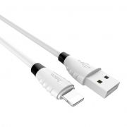 Кабель USB 2.0 Am=>Apple 8 pin Lightning, 1.2 м, белый, Hoco X27 Excellent charge