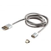 Кабель USB 2.0 Am=>Apple 8 pin Lightning, 1 м, магнит. разъем, Cablexpert (CC-USB2-AMLMM-1M)