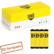 Батарейка AAA Smartbuy ONE R03 SR4, солевая, упаковка 60 шт (SOBZ-3A04S-Eco)