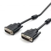 Кабель DVI-D Dual link (24+1) 3 м, экран, 2 фильтра, черный, Cablexpert (CC-DVI2L-BK-10)