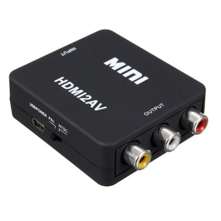  HDMI->RCA (1x video, 2x audio), PAL/NTSC, Premier (5-984)