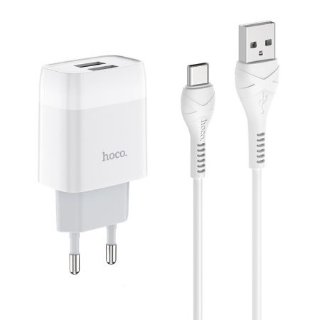   Hoco C73A 2.4 2xUSB +  Type C, 