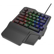 Клавиатура игровая Ritmix RKB-209 BL Gaming, многоцветная подсветка