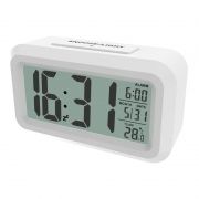 Часы будильник Ritmix CAT-100 , температура, белые