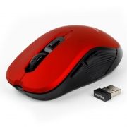Мышь беспроводная SmartBuy ONE 200AG, 6 кн, смен. разрешение, красная, USB (SBM-200AG-R)