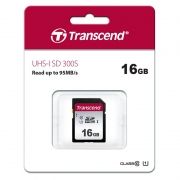   SDHC 16Gb Transcend 300S Class 10 UHS-I U1 (TS16GSDC300S)