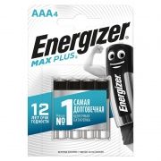 Батарейка AAA Energizer MAX Plus LR03/4BL, 4шт, блистер