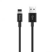 Кабель USB 2.0 Am=>Apple 8 pin Lightning, 1 м, черный, Hoco X23 Skilled