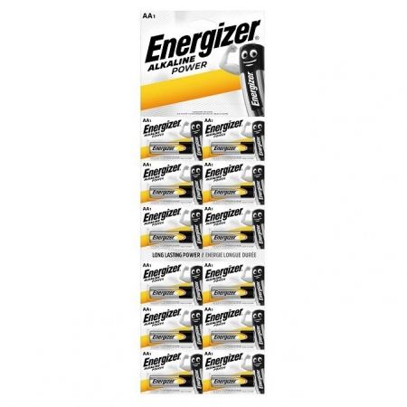  AA Energizer Alkaline Power LR6-12BL, 12,  