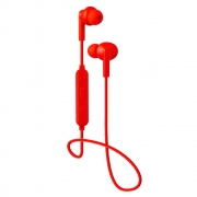 Гарнитура Bluetooth Perfeo TYRO, вставная, красная (PF_B4024)