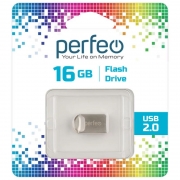 16Gb Perfeo M09 Metal Series USB 2.0 (PF-M09MS016)