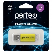 32Gb Perfeo C14 Metal Series Gold USB 3.0 (PF-C14Gl032ES)