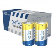 ��������� D Perfeo Super Alkaline, LR20/2SH, ��������, 10 ��, �������