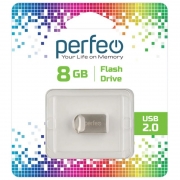 8Gb Perfeo M09 Metal Series USB 2.0 (PF-M09MS008)