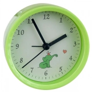 Часы будильник Perfeo Quartz PF-TC-011, круглые, диам. 9.5 см, зелёные (PF_C3141)