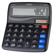 Калькулятор настольный Perfeo PF_B4852, 12-разрядный, бухгалтерский, черный