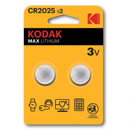  CR2025 Kodak, 2 , 