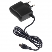 Зарядное устройство Perfeo I4633, 1A, со встроенным кабелем Micro USB, 1 м, чёрное