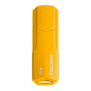 4Gb Smartbuy Clue Yellow USB2.0 (SB4GBCLU-Y)