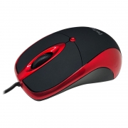 Мышь Perfeo Orion, чёрно-красная, USB (PF_A4794)