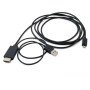 Адаптер MHL Micro USB - HDMI, 1.8 м, питание от USB