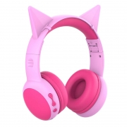 Наушники Bluetooth Perfeo KIDS, детские, розовые (PF_B4862)