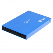 Внешний контейнер для 2.5 HDD/SSD S-ATA Gembird EE2-U3S-56, металл, синий металлик, USB 3.0