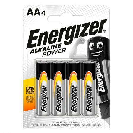  AA Energizer Alkaline Power LR6-4BL, 4, 
