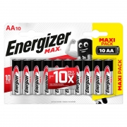  AA Energizer MAX LR6 BL-10, 10, 