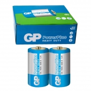 Батарейка D GP PowerPlus R20/2SH, солевая, 20 шт, коробка (GP 13CEBRA-2S2)