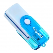 Карт-ридер внешний USB Perfeo PF-VI-R020 SD/MicroSD/MS/M2, синий (PF_С3786)