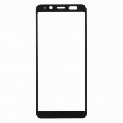 Защитное стекло для экрана Samsung Galaxy A6 Black, Full Screen&Glue, Perfeo (PF_A4378)