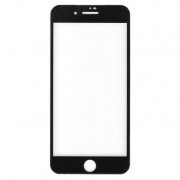 Защитное стекло для экрана iPhone 7+/8+, 3D, чёрное, Perfeo (PF_4859)