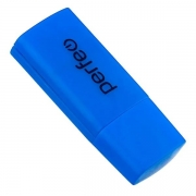 Карт-ридер внешний USB Perfeo PF-VI-R023 для microSD, синий (PF_С3794)