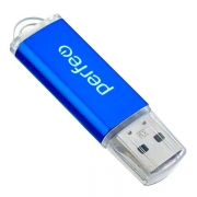 Карт-ридер внешний USB Perfeo PF-VI-R025 для microSD, синий (PF_С3799)
