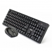 Комплект Perfeo UNITE, беспроводные клавиатура и мышь, черный (PF_A4786)