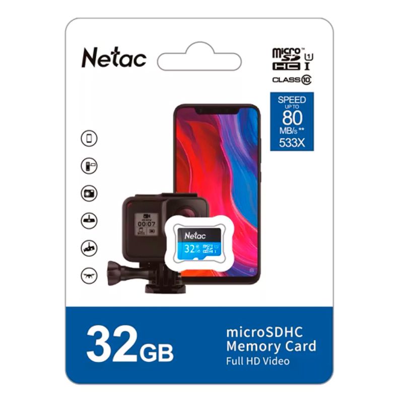 Карта памяти sdhc netac 32gb p600 nt02p600stn 032g r