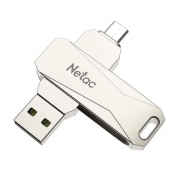 32Gb Netac U381 Dual Silver USB 3.1/Micro USB (NT03U381B-032G-30PN)