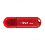 4Gb Mirex Candy Red USB 2.0 (13600-FMUCAR04)