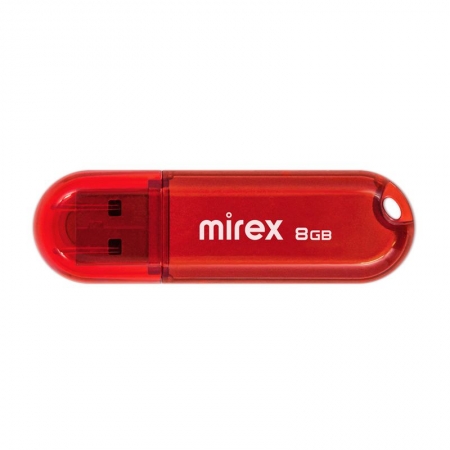 8Gb Mirex Candy Red USB 2.0 (13600-FMUCAR08)
