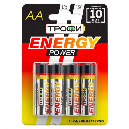  AA  Energy Power LR6-4BL Alkaline, 4, 