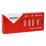 Батарейка AAA Smartbuy LR03/10BX Ultra Alkaline, 10шт, бокс (SBBA-3A10BX)