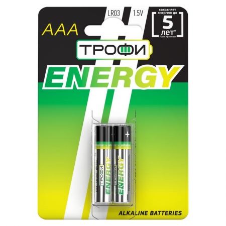  AAA  Energy LR03-2BL Alkaline, 2, 
