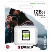   SDXC 128Gb Kingston Canvas Select Plus Class 10 U3 V30 100 / (SDS2/128GB)