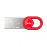 128Gb Netac UM2 Red металл USB 3.2 (NT03UM2N-128G-32RE)