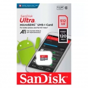   Micro SDXC 512Gb SanDisk Ultra U1 A1 150 /c  (SDSQUAC-512G-GN6MN)