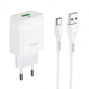   Hoco C72Q QC3.0 3 USB +  Type C, 