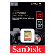   SDXC 256Gb SanDisk Extreme U3 V30, 180/ (SDSDXVV-256G-GNCIN)